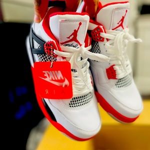 jordan retro 4 shoes original new with box